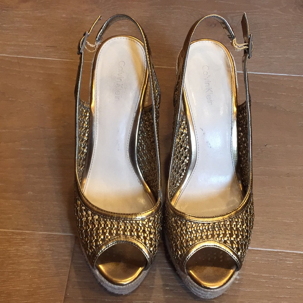 Gold heels!
